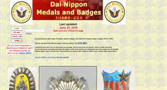 Desktop Screenshot of imperialjapanmedalsandbadges.com